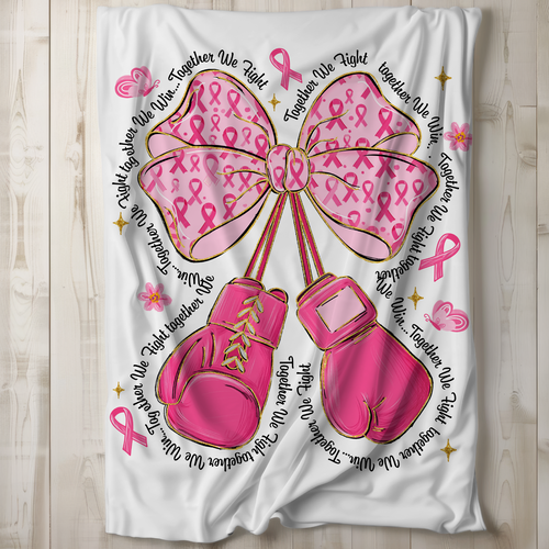 Cancer Warrior Plush Blanket